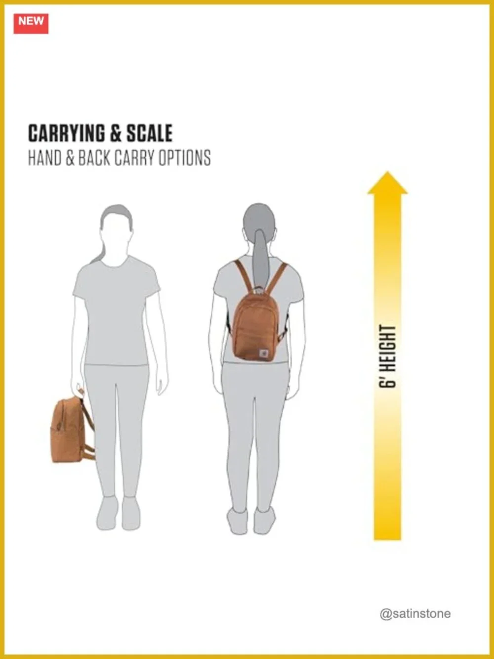 Durable Water-Resistant Mini Backpack with Adjustable Straps